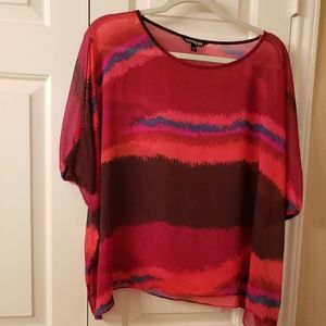 Express poncho style top